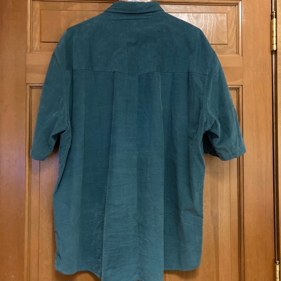 Men’s Criquet Short Sleeve Corduroy Pearl Snap, XXL - Picture 2 of 5